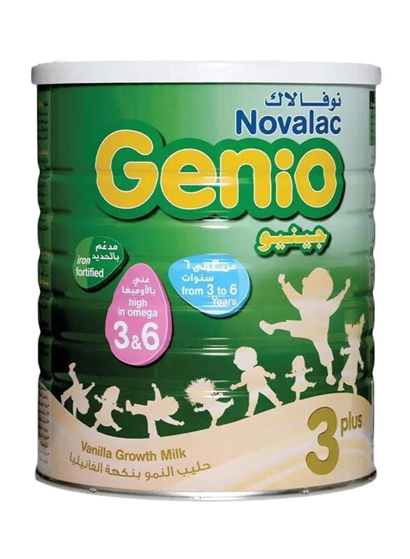 

Novalac Genio Vanilla Growth Milk Formula, 3-6 Years, 800g