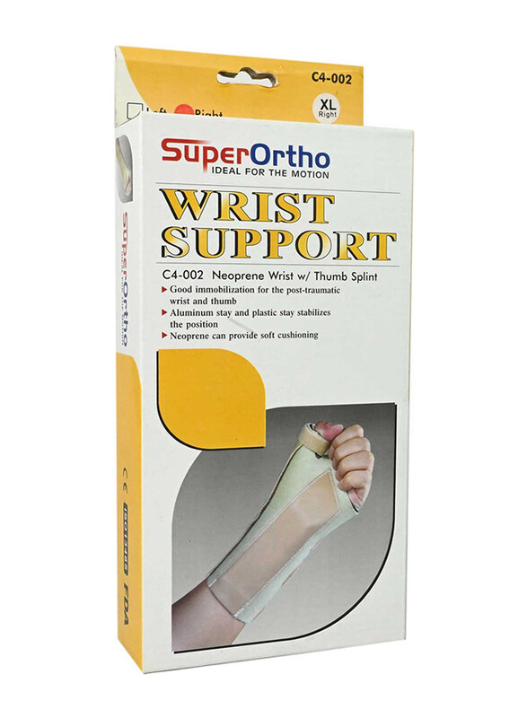 

Super Ortho Wrist Neoprene Support, Large, C4-002, Beige