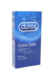 Durex Extra Safe Condom, 6 Pieces