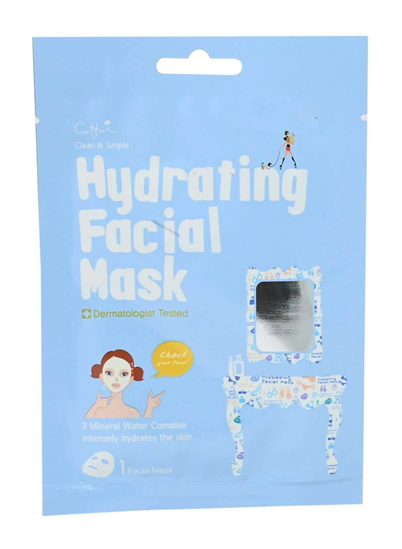 Cettua Clean & Simple Hydrating Facial Mask, 1 Mask