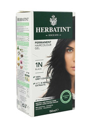 Herbatint Permanent Hair Color Gel, 150ml, 1N Black