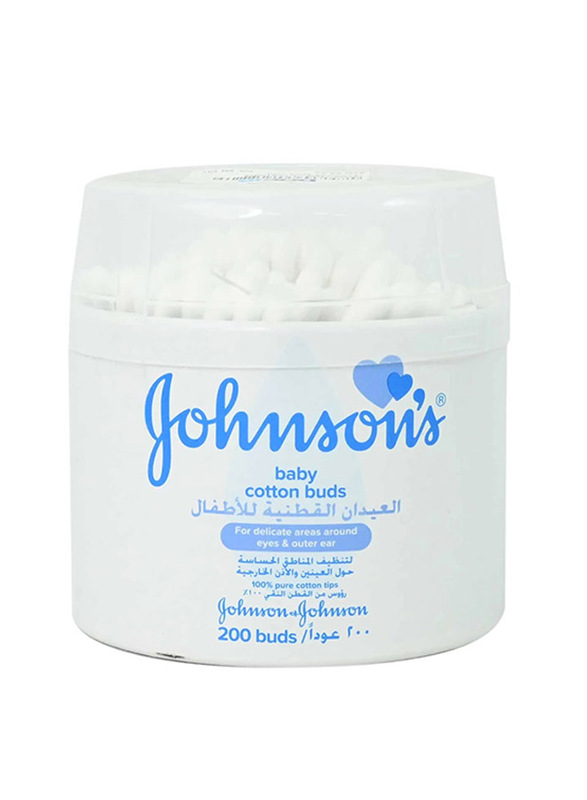 Johnson & Johnson 200-Pieces Cotton Buds for Baby