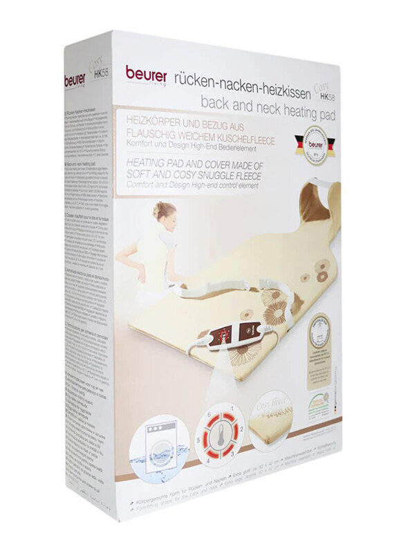 

Beurer HK 58 Cosy Back and Neck Heat Pad, Beige