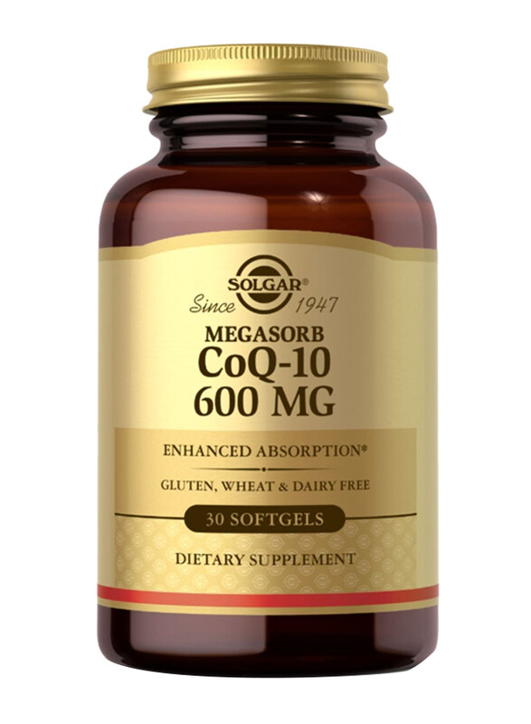 

Solgar CoQ 10 Dietary Supplement, 600mg, 30 Softgels
