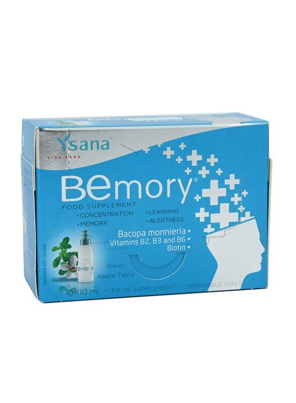

Sana Bemory Adults Drinkable Vials Food Supplements, 10 Drinkable Vials x 10ml