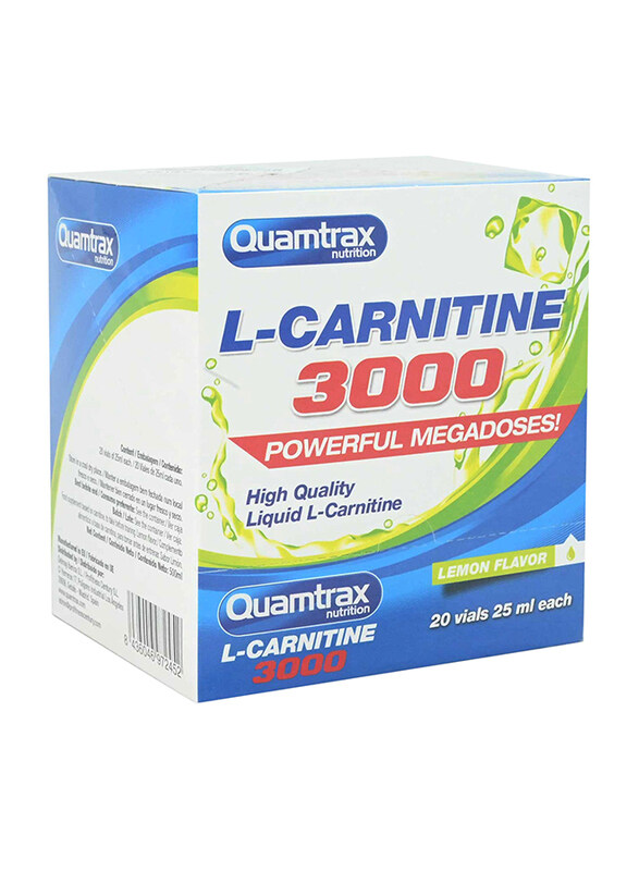 

Quamtrax L-Carnitine 3000 Lemon and Orange, 25ml