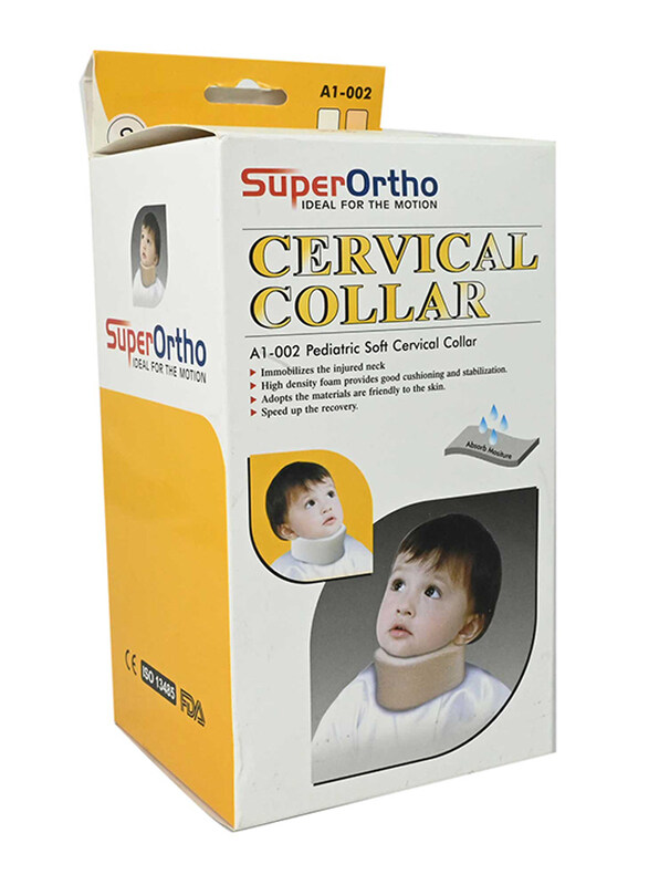 

Super Ortho A1 002 Paediatric Soft Cervical Collar, Small, Beige