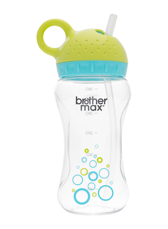 

Brother Max Triton Twister Straw Cup 380ml, Blue/Green