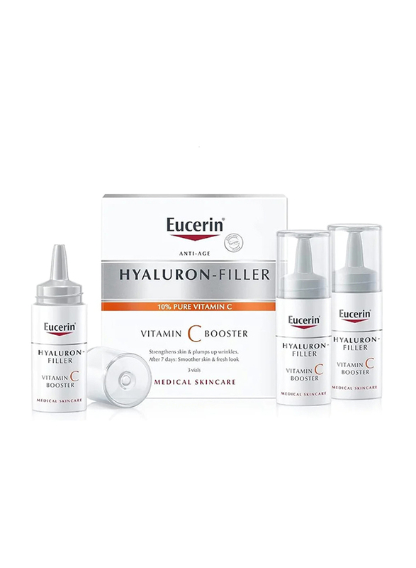 Eucerin Anti Age Hyaluron Filler Vitamin C Booster Serum, 3 x 8ml