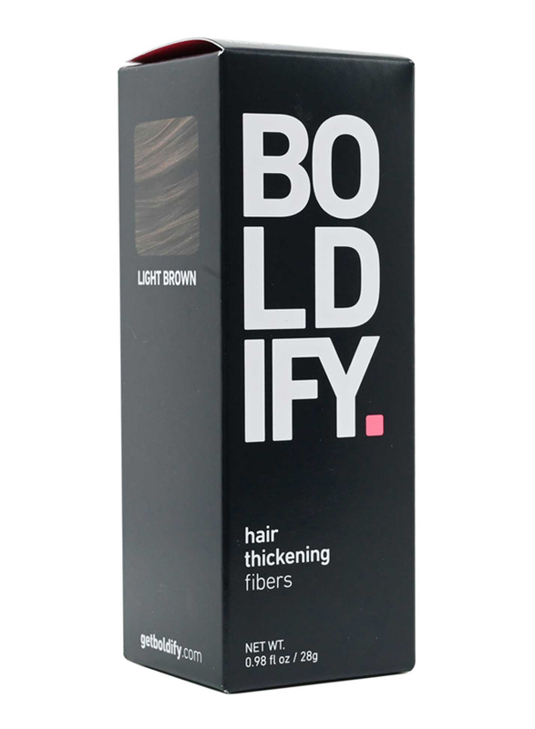 Boldify Hair Building Fiber Light Brown, 28g