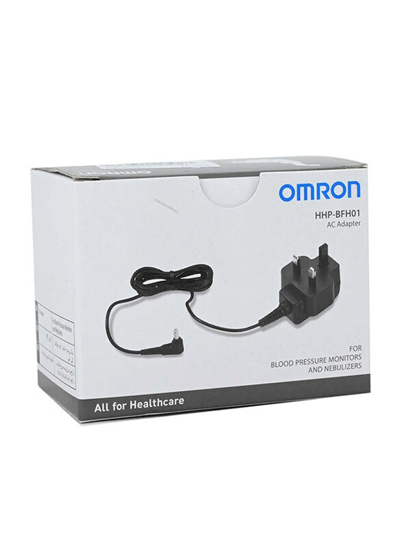 Omron Blood Pressure Monitor Adapter, HHP-BFHO1, Black