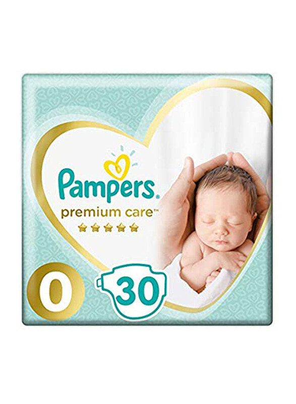 

Pampers Premium Care Diapers, Size 0, 30 Count