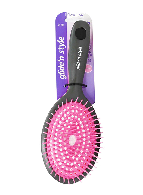 

Glide N Style Cushion Hair Brush for All Hair Types, Large