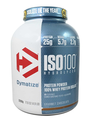 Dymatize Iso 100 Zero Carb Whey Protein, 2200gm, Gourmet Chocolate