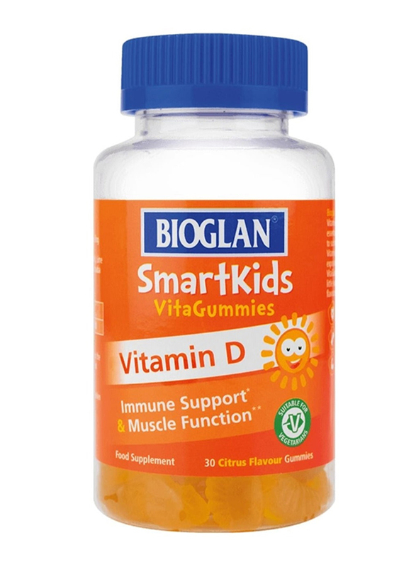 Bioglan Smartkids Vitamin D Vita Gummies Supplements, 30 Gummies