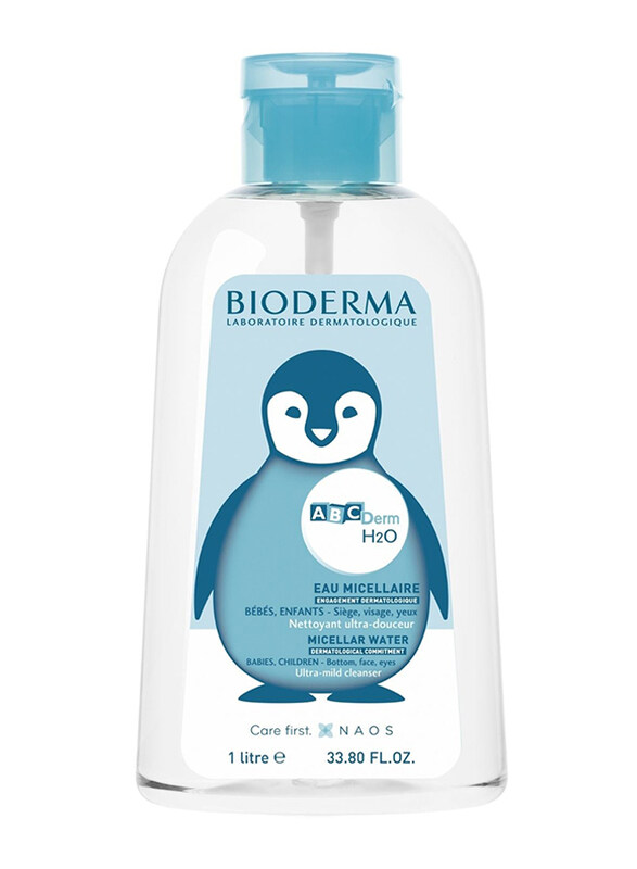 

Bioderma 1L ABCDerm H2O Micelle Solution Ultra-Mild Cleanser, Clear