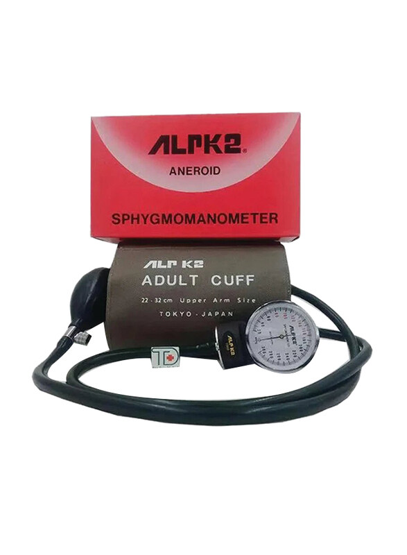 

Alpk2 Aneroid Sphygmomanometer without Out Stethoscope, Grey
