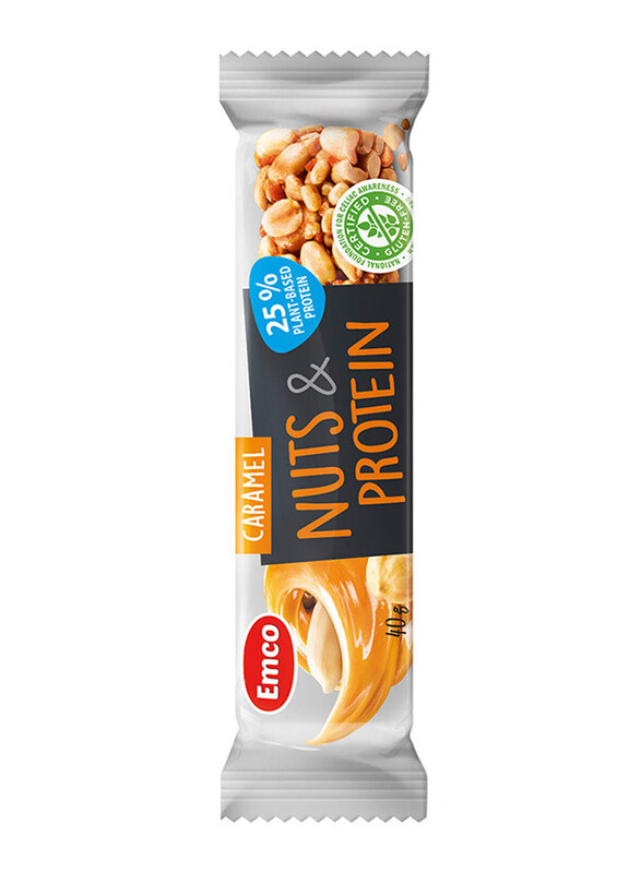 

Emco Caramel Nuts & Protein Bar, 40g