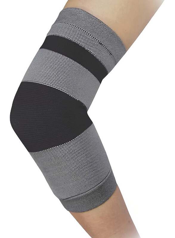 

Super Ortho Charcoal Compression Elbow, Large, A3-004, Black/Grey