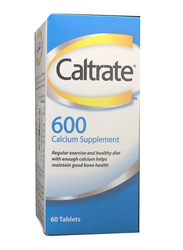 Caltrate Calcium Supplement, 600mg, 60 Tablets