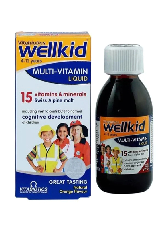 Vitabiotics Wellkid Multi-Vitamin Liquid, 150 ml