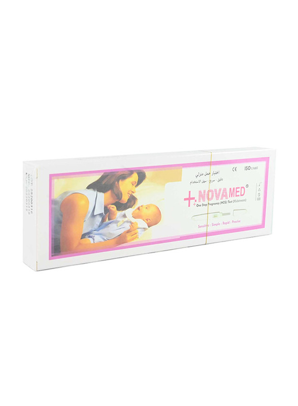 Novamed Pregnancy Test Mid Stream, White