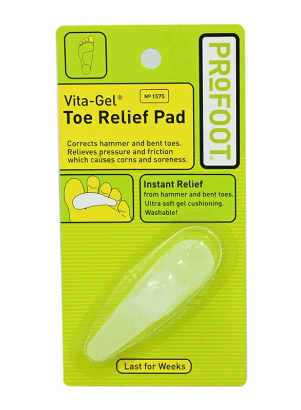 

Profoot Vita-Gel Toe Relief Pad Spacer, 1 Piece