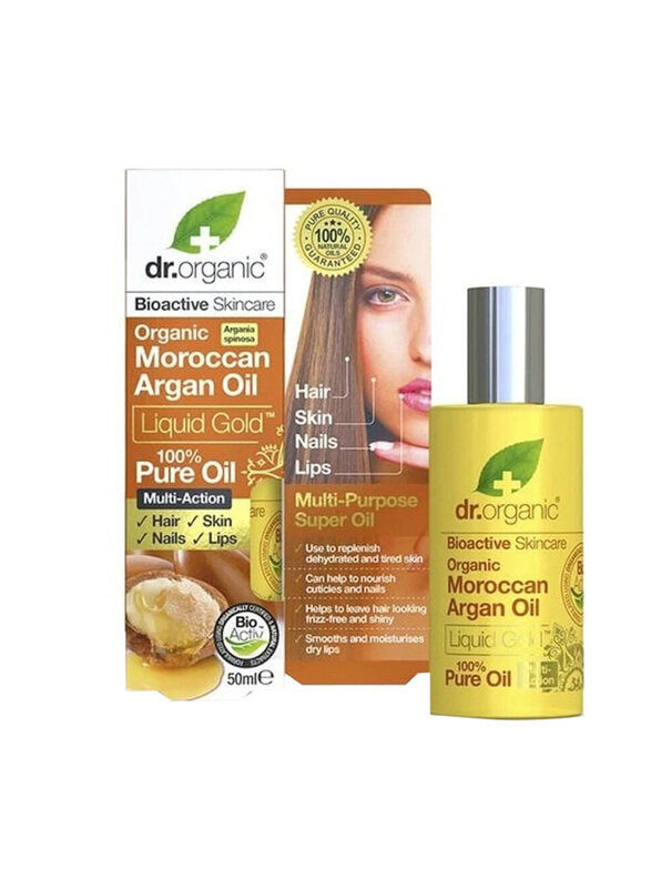 

Dr Organic Moroccan Argan Pure Oil for All Hair Types, 50ml