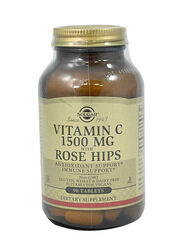 Solgar Vitamin C with Rose Hips, 1500mg, 90 Tablets