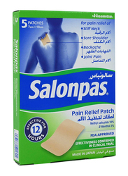 Salonpas Ultra Thin Pain Relief Patches, 5 Pieces