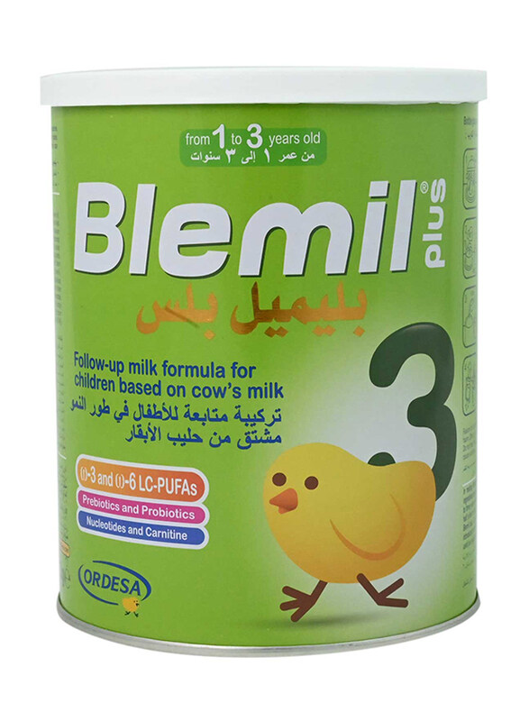 

Blemil Plus 3 Milk Powder Formula, 400g