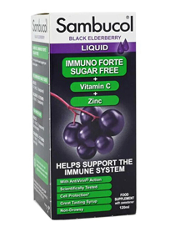 Sambucol Immune Forte Sugar Free Food Supplements, 120ml