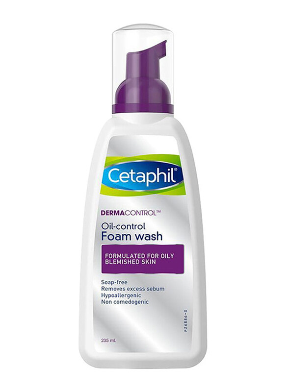 

Cetaphil DermaControl Oil Control Foam Acne Face Wash, 235ml