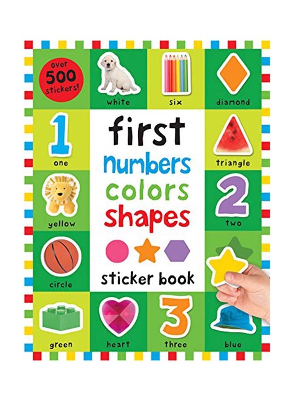 First 100 Stickers: First Numbers, Colors, Shapes, Paperback Book, By: Roger Priddy