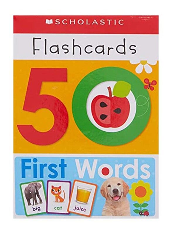 

Flashcards: 50 First Words (Scholastic Early Learners), Board Book, By: Scholastic, Scholastic Early Learners