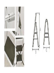 Duke Rubber Step Household Steel Ladder 3 Steps, DK-1103B, Multicolour