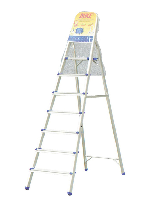 Duke Aluminium Light Duty Ladder 9 Steps, DK-409, Silver