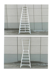 Duke Dual Heavy Duty Ladder 5-9 Steps, DK-1805, Silver