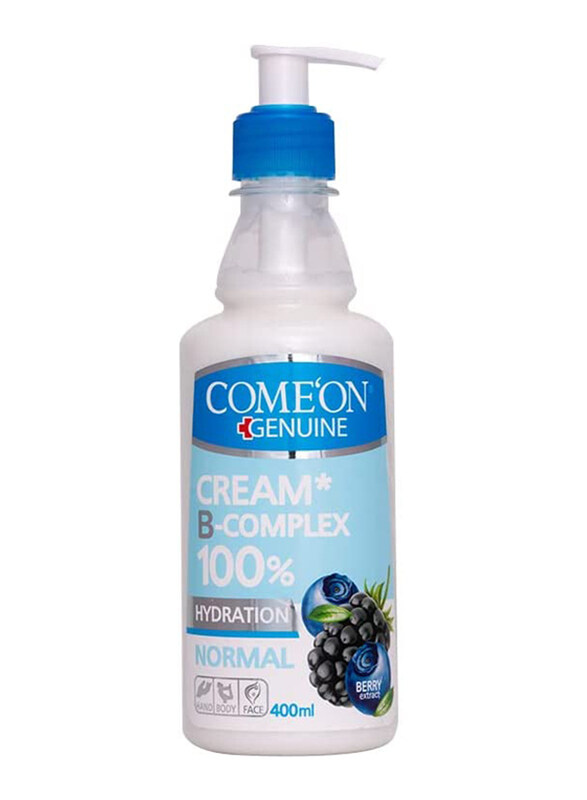 

Come'on Passion Berry Extract B-Complex Hand & Face Cream for Normal Skin, 400ml