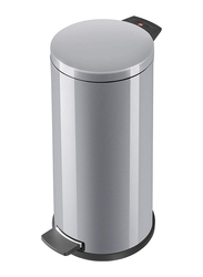 Hailo Stainless Steel Galvanized Inner Bin with Solid Large Pedal, 18 Liters, Grey