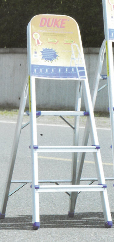 

Duke Aluminium Light Duty Ladder 4 Steps, DK-404, Silver