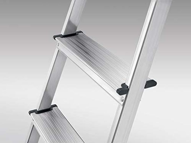 Hailo Aluminium Selekta Basicline 6 Steps Ladder, L40, Silver