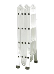 Duke Multi Purpose Ladders New Model Ladder 4x4 Steps, DK-104B, Silver