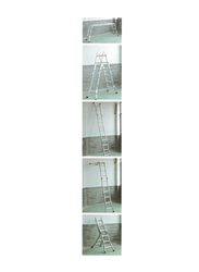 Duke Multi Purpose Ladders New Model Ladder 4x4 Steps, DK-104B, Silver