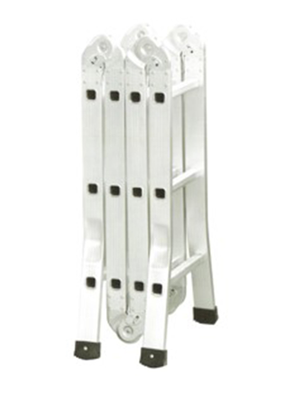 Duke Multi Purpose New Model Ladder 3x4 Steps, DK-103B, Silver