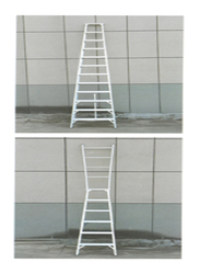 Duke Dual Heavy Duty Ladder 9-17 Steps, DK-1809, Silver