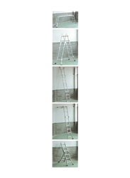 Duke Multi Purpose New Model Ladder 3x4 Steps, DK-103B, Silver