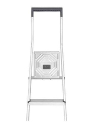 Hailo Aluminium Selekta Basicline 4 Steps Ladder, L40, Silver