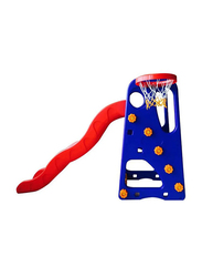 Home Canvas 2-in-1 Slide and Basketball Hoop Set, Ages 3+