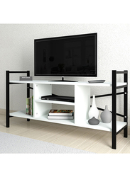 Home Canvas Gila TV Stand, White/Black